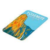 Yosemite National Park Sentinel Fall Kalifornien Magnet (Linke Seite)