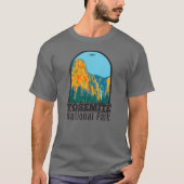 Yosemite National Park Sentinel Fall Kalifornien T-Shirt (Vorderseite)