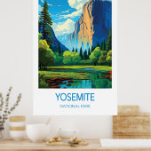 Yosemite National Park Travel Poster (Küche)