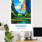 Yosemite National Park Travel Poster (Heimbüro)
