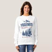 Yosemite National Park Vintage Bear Sweatshirt (Vorne ganz)