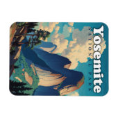 Yosemite National Park Vintage Magnet (Horizontal)
