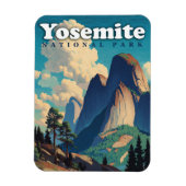 Yosemite National Park Vintage Magnet (Vertikal)