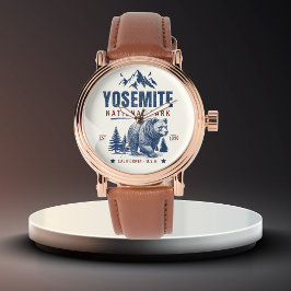 Yosemite National Park Vintage Mountains landscape Armbanduhr