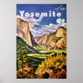 Yosemite National Park Vintage Poster (Vorne)