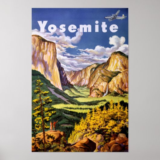Yosemite National Park Vintage Poster (Vorne)