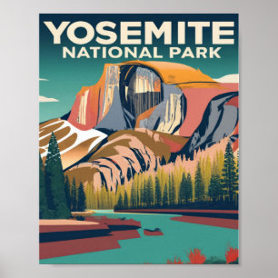 Yosemite National Park Vintage Poster