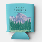 Yosemite National Park Wedding Retro Dosenkühler (Rückseite)