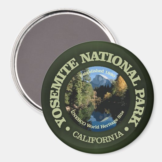 Yosemite-Nationalpark 2 Magnet (Vorderseite/Rückseite)