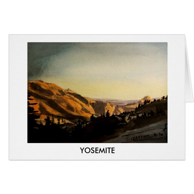 Yosemite Nationalpark, #5 (Vorderseite (Horizontal))