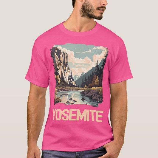 Yosemite Nationalpark Adventure Park Wandern T-Shirt (Vorderseite)