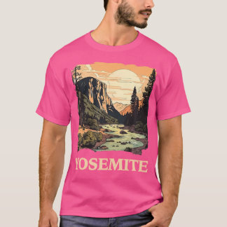 Yosemite Nationalpark Adventure Park Wandern T-Shirt