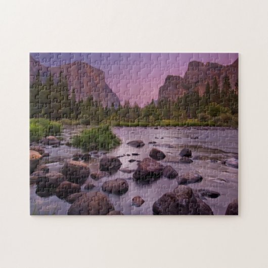 Yosemite Nationalpark an der Dämmerung Puzzle (Horizontal)