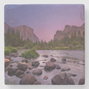 Yosemite Nationalpark an der Dämmerung Steinuntersetzer