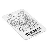 Yosemite Nationalpark Art Magnet (Rechte Seite)