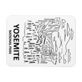 Yosemite Nationalpark Art Magnet (Horizontal)