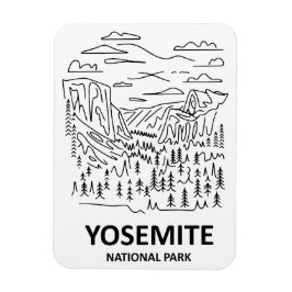 Yosemite Nationalpark Art Magnet