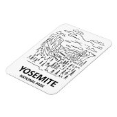 Yosemite Nationalpark Art Magnet (Linke Seite)
