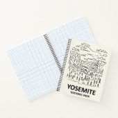 Yosemite Nationalpark Art Notizblock (Innenseite)