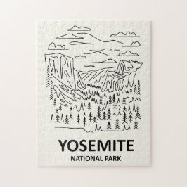Yosemite Nationalpark Art Puzzle