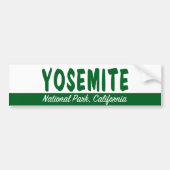 Yosemite Nationalpark Autoaufkleber (Vorne)