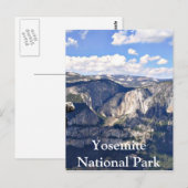 Yosemite-Nationalpark (B) Postkarte (Vorne/Hinten)