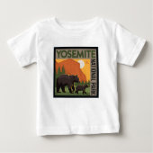 Yosemite-Nationalpark | Bärenfamilie Baby T-shirt (Vorderseite)