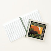 Yosemite-Nationalpark | Bärenfamilie Notizblock (Innenseite)