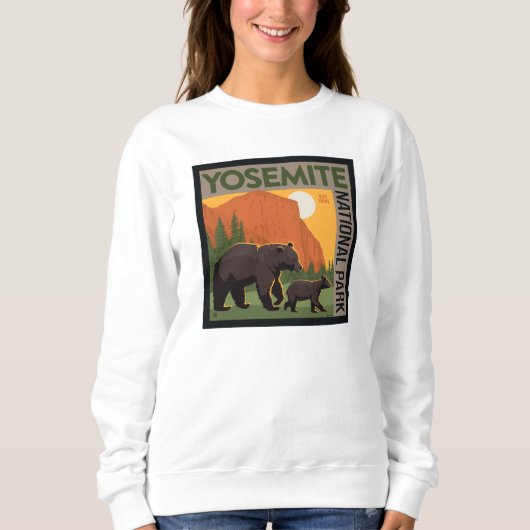 Yosemite-Nationalpark | Bärenfamilie Sweatshirt (Vorderseite)