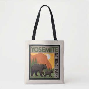 Yosemite-Nationalpark Bärenfamilie Tasche