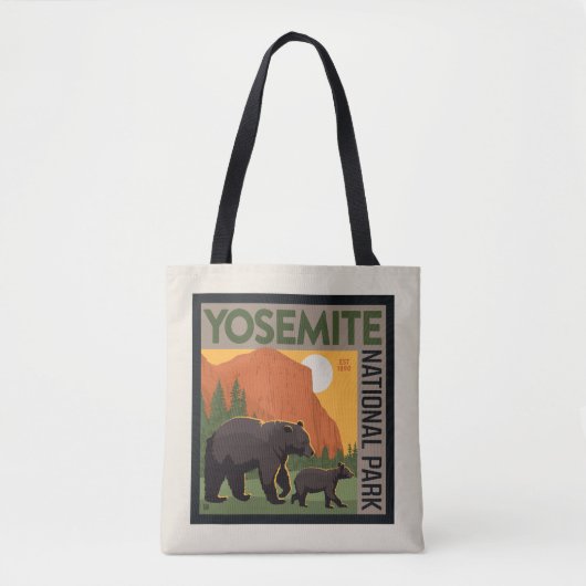 Yosemite-Nationalpark | Bärenfamilie Tasche (Vorderseite)