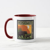 Yosemite-Nationalpark | Bärenfamilie Tasse (Links)