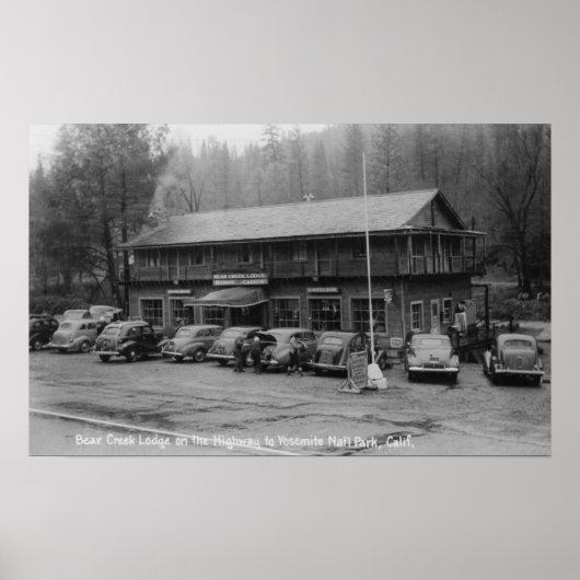 Yosemite Nationalpark Bear Creek Lodge Poster (Vorne)