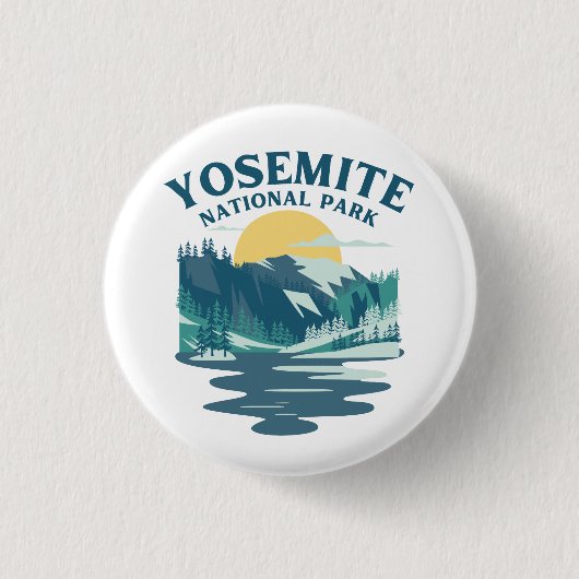 Yosemite-Nationalpark Button (Vorderseite)