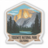 Yosemite Nationalpark California Aufkleber (Vorderseite)