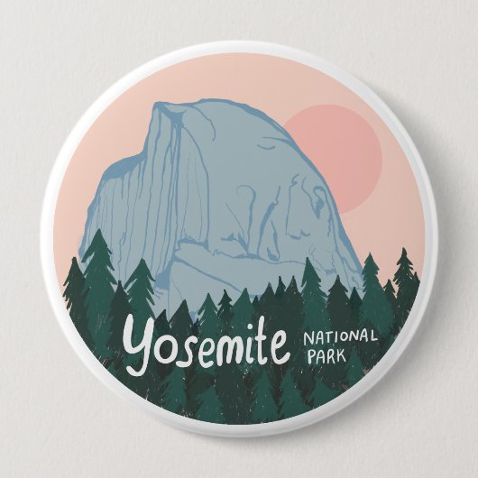 Yosemite Nationalpark California Button (Vorderseite)