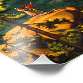 Yosemite Nationalpark California Fotodruck (Ecke)