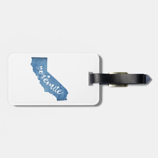 Yosemite Nationalpark California Gepäckanhänger (Rückseite horizontal)