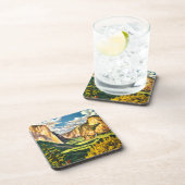 Yosemite Nationalpark California Getränkeuntersetzer (Rechte Seite)