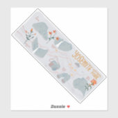 Yosemite Nationalpark California Illustrierte Kart Aufkleber (Blatt)