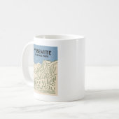 Yosemite Nationalpark California Kaffeetasse (Vorderseite Links)