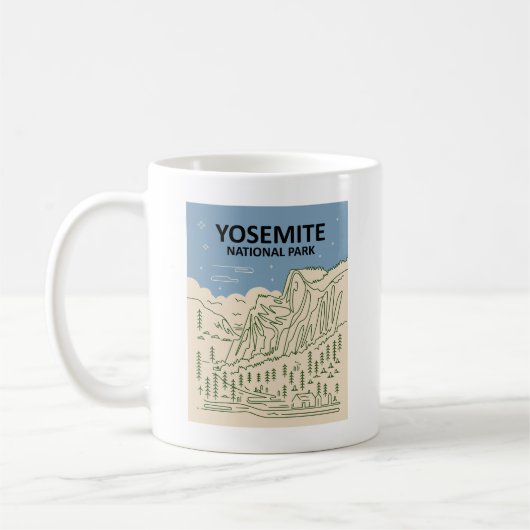 Yosemite Nationalpark California Kaffeetasse (Links)