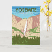 Yosemite Nationalpark California Karte (Gelbe Blume)