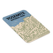 Yosemite Nationalpark California Magnet (Rechte Seite)