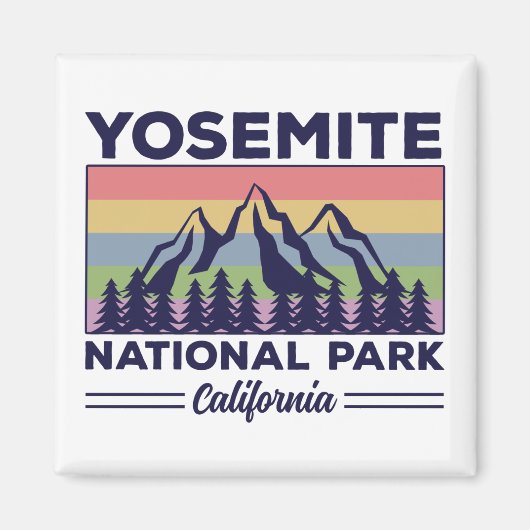 Yosemite Nationalpark California Magnet (Vorne)