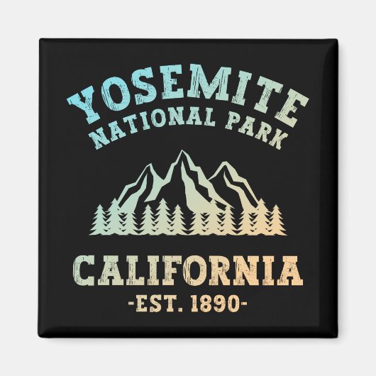 Yosemite Nationalpark California Magnet (Vorne)