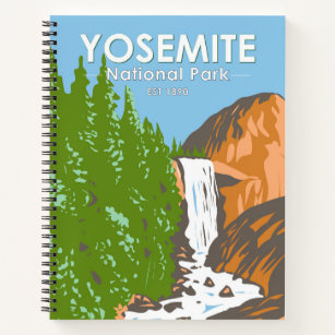 Yosemite Nationalpark California Notizblock