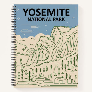 Yosemite Nationalpark California Notizblock
