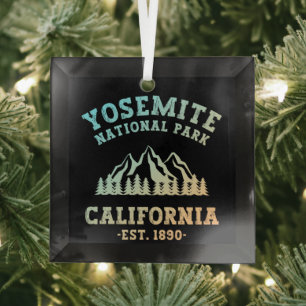 Yosemite Nationalpark California Ornament Aus Glas
