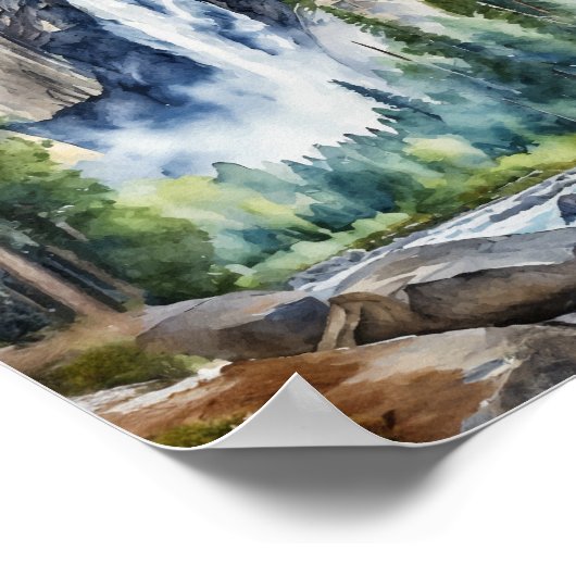 Yosemite Nationalpark California Poster (Ecke)